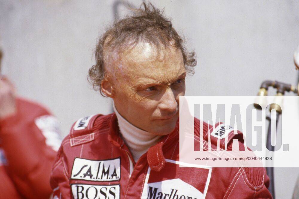 Niki Lauda died at the age of 70 years Niki LAUDA AUT , Formula 1, racing driver, Marlboro Mc Laren International, half figure, half figure, portrait, PortroÂƒÃÂ¤t, portrait, cut single picture, single motif, without cap, one sees its burned scalp and half the ear, after Lauda 1976 on the Nuerburgring had crashed and thereby heavy burn injuries had suffered, with the large price of Germany on the Nuerburgring 04 08 1984, o ï¿?