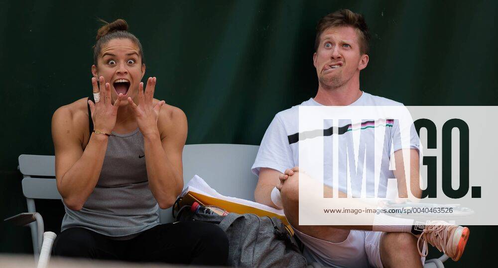 Paris, FRANCE - Maria Sakkari of Greece during practice at the 2019 Roland Garros Grand Slam tennis tournament 2019, Tennis, Paris, Roland Garros, France, May 22 - ZUMAa181 20190522_zaa_a181_150
