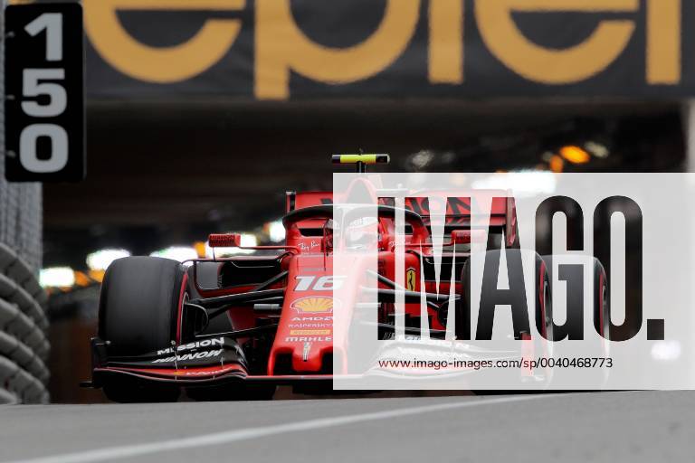 Motorsports: FIA Formula One World Championship, WM, Weltmeisterschaft 2019, Grand Prix of Monaco, 16 Charles Leclerc (MCO, Scuderia Ferrari Mission Winnow), (Verwendung nur in Deutschland - GERMANY ONLY) *** Motorsports FIA Formula One World Championship 2019, Grand Prix of Monaco, 16 Charles Leclerc MCO, Scuderia Ferrari Mission Winnow , Use only in Germany GERMANY ONLY