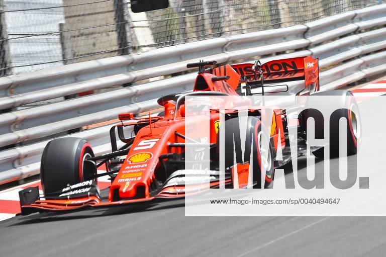 Formula 1 FIA, 2019 Monaco Grand Prix Qualifying, v l Sebastian Vettel Ferrari Monte Carlo eel-fotografie Eberhard Krieger