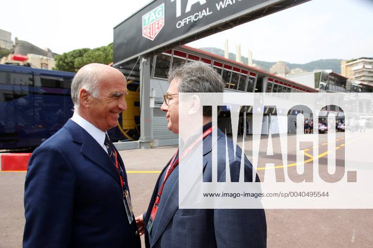 Photo4 LaPresse 25 05 2019 Monte Carlo, Monaco Grand Prix Formula One Monaco 2019 In the pic: Dr. Angelo Sticchi Damiani (ITA) Aci Csai President and Louis Carey Camilleri, CEO of Ferrari