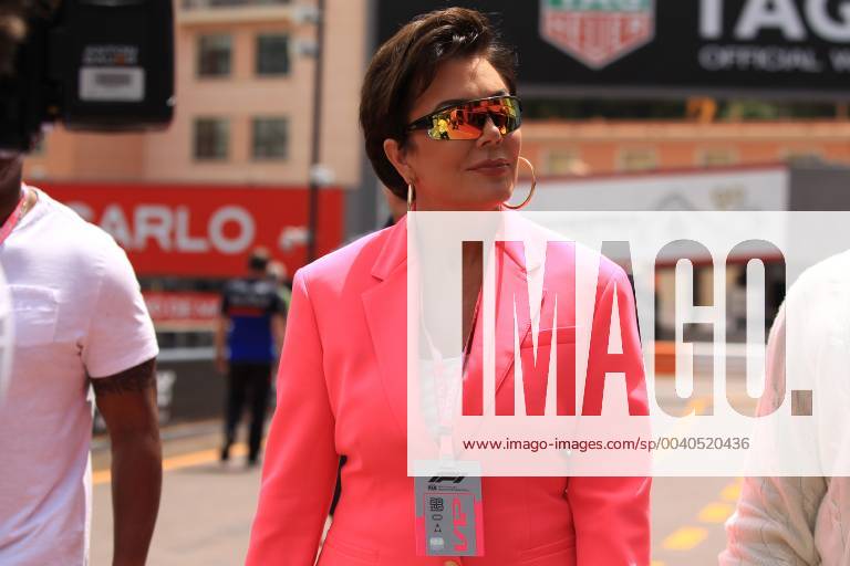 26th May 2019, Monte Carlo, Monaco; F1 Grand Prix of Monte Carlo, race day; Kris Jenner arrives on race day ActionPlus12138046 Octane