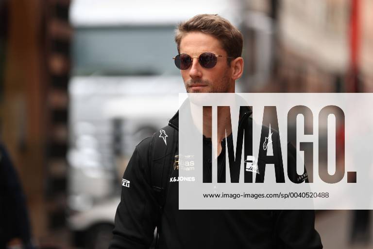26th May 2019, Monte Carlo, Monaco; F1 Grand Prix of Monte Carlo, race day; Rich Energy Haas F1 Team, Romain Grosjean arrives on race day ActionPlus12138034 Octane