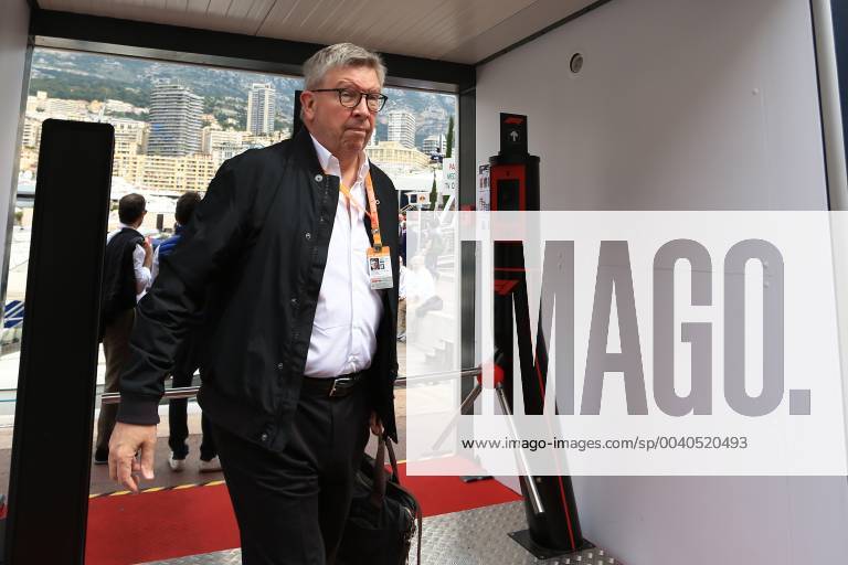 26th May 2019, Monte Carlo, Monaco; F1 Grand Prix of Monte Carlo, race day; Ross Brawn arrives on race day ActionPlus12138048 Octane