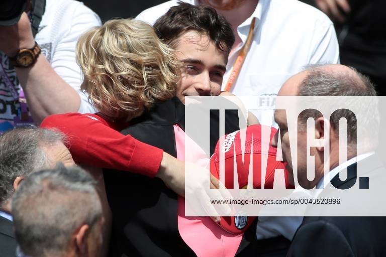Photo4 LaPresse 26 05 2019 Monte Carlo, Monaco Grand Prix Formula One Monaco 2019 In the pic: Charles Leclerc (MON) Scuderia Ferrari SF90 and S.A.S La Princesse Charlene De Monaco