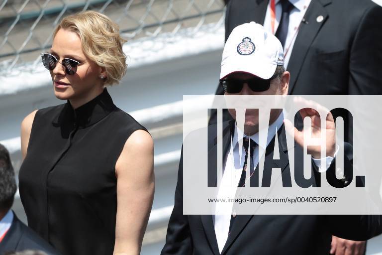 Photo4 LaPresse 26 05 2019 Monte Carlo, Monaco Grand Prix Formula One Monaco 2019 In the pic: S.A.S. Prince Albert II and S.A.S La Princesse Charlene De Monaco