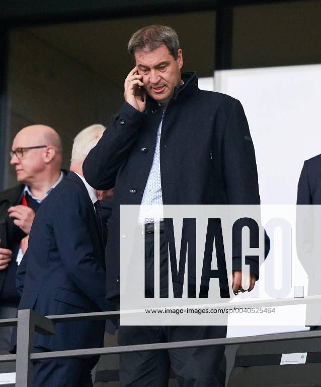 Markus SOEDER, bayerischer Ministerpraesident, Bayern, telefoniert mit dem Handy, FC BAYERN MUNICH - RB LEIPZIG 3-0 Final DFB-Pokal, German Football Trophy , Berlin, May 25, 2019 Season 2018 2019, Soccer, München, Red Bull Photographer: Peter Schatz