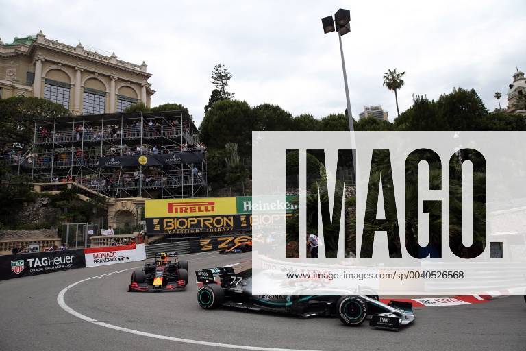 Photo4 LaPresse 26 05 2019 Monte Carlo, Monaco Grand Prix Formula One Monaco 2019 In the pic: Valtteri Bottas (FIN) Mercedes AMG F1 W10 and Pierre Gasly (FRA) Red Bull Racing RB15