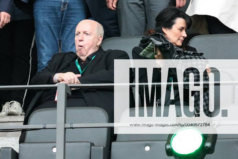 Reiner Calmund with wife Sylvia Calmund DFB Cup final season 2018 2019 RasenBallsport Leipzig vs. FC Bayern Munich at the Olympic Stadium in Berlin Germany, football, men, men,25 05 2019 According to the DFL Deutsche Fußball Liga it is forbidden to use or have used in the stadium and or of the match taken photos in the form of sequence pictures and or video similar photo series DFL regulations prohibit any use of photographs as image sequences and or quasi video