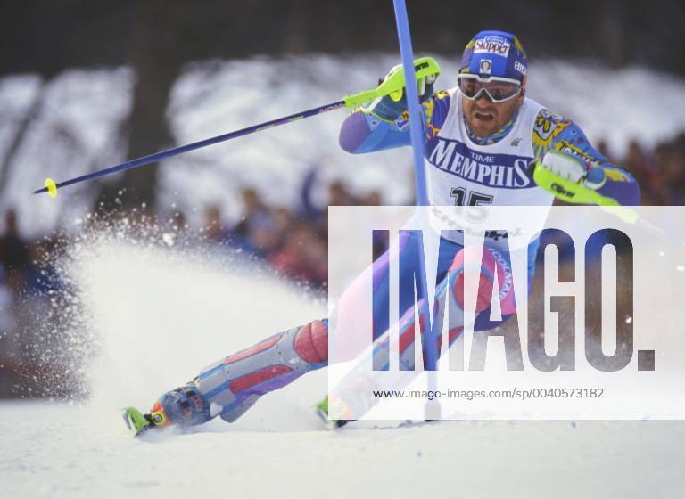 Alpine Skiing World Cup 1991 1992 Kitzbuehel TOMBA ITA Alpine Skiing World Cup 1991 1992 Kitzbuehel Slalom 19 01 1992 Alberto TOMBA Italy Kitzbuehel Austria