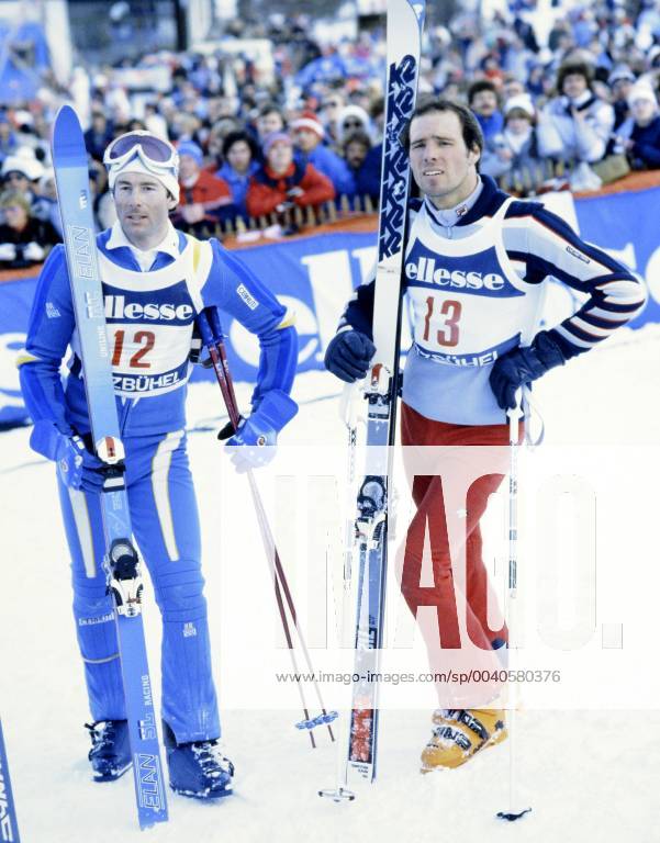 Ski World Cup Kitzbühel Slalom Men SKI ALPIN SAISON 82 83 World Cup Kitzbühel Slalom Men 23 01 1983 Ingemar STENMARK Sweden left , Phillip MAHRE USA Kitzbühel Austria