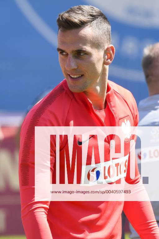 WARSZAWA 31.05.2019 TRENING REPREZENTACJI POLSKI --- POLISH FOOTBALL national team, Nationalteam TRAINING SESSION IN WARSAW ARKADIUSZ MILIK FOT. MACIEJ BIALY FOTOPYK NEWSPIX.PL --- Newspix.pl 190531BIA010