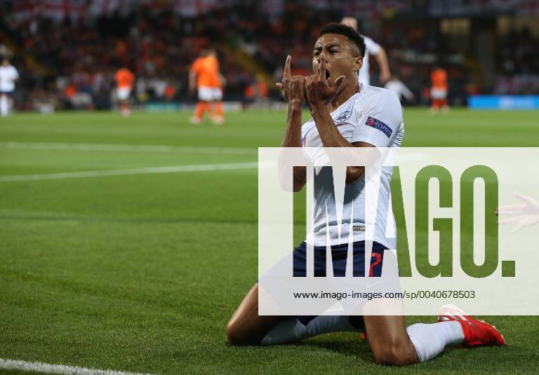 Netherlands v England UEFA Nations League Semi-Final Jessie Lingard of England celebrates after he scores what he thinks is their second goal only for it to be ruled offside during the UEFA Nations League Semi-Final match at Estadio D. Afonso Henrique, Guimaraes Content Not Available For UK Newspapers