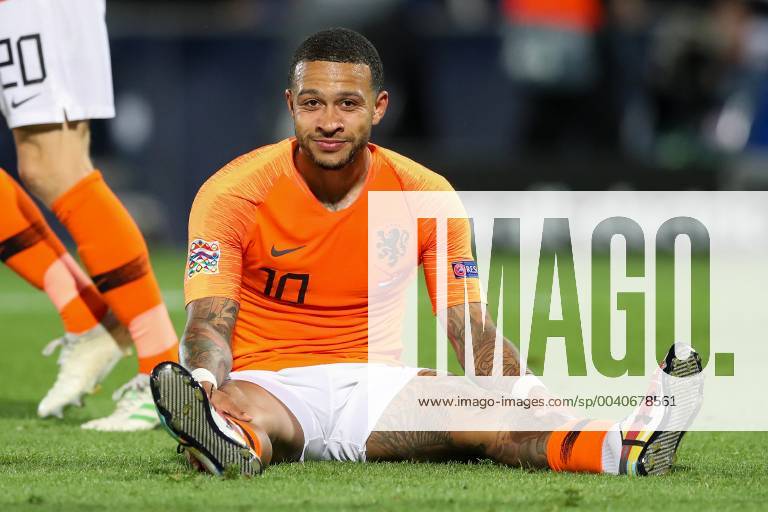UEFA Nations League 2019 - Semi Final - The Netehrlands v England 06-06-2019: Voetbal: Nederland v Engeland: Guimaraes Semi final UEFA Nations League 2019 Memphis Depay of The Netherlands