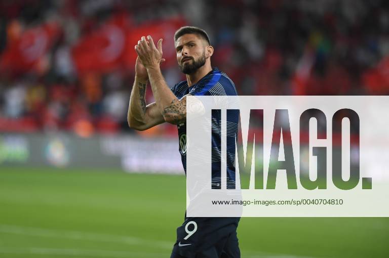 Fußball, EM Quali, Türkei - Frankreich Frances Olivier Giroud during Euro 2020 group H qualifying soccer match between Turkey and France at the Konya City Stadium in Konya, Turkey