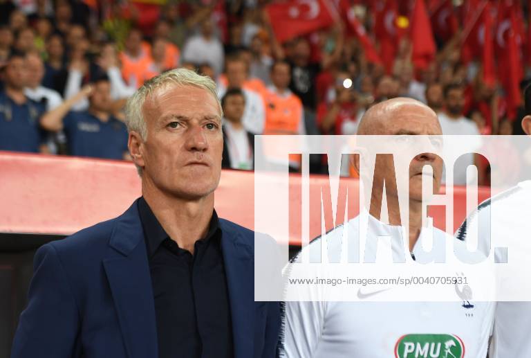 Frances Didier Deschamps during Euro 2020 group H qualifying soccer match between Turkey and France at the Konya City Stadium in Konya, Turkey