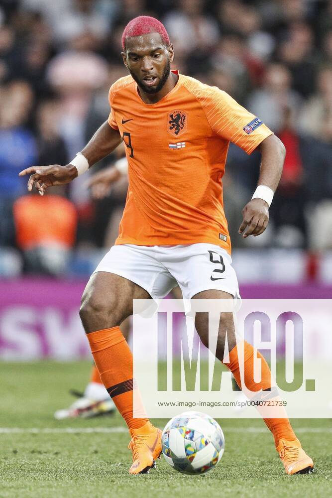 GUIMARAES, 06-06-2019, Estadio D. Afonso Henriques , UEFA Nations League Semi Final. Netherlands player Ryan Babel on the ball during the game Netherlands - England 3-1. Netherlands - England x3634839x
