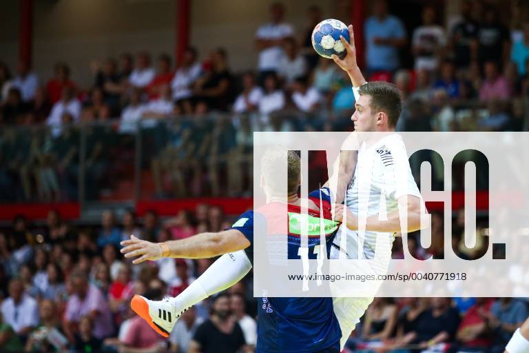 HANDBALL - EHF EC, AUT vs NOR KLAGENFURT,AUSTRIA,13.JUN.19 - HANDBALL - EHF EURO Cup, international match, Länderspiel, Nationalmannschaft Austria vs Norway. Image shows Nikola Bilyk (AUT). GEPAxpictures xDanielxGoetzhaber