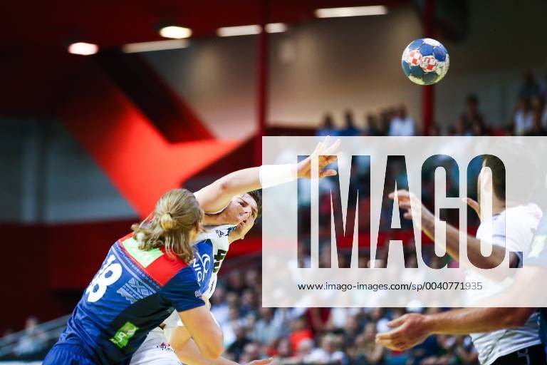 HANDBALL - EHF EC, AUT vs NOR KLAGENFURT,AUSTRIA,13.JUN.19 - HANDBALL - EHF EURO Cup, international match, Länderspiel, Nationalmannschaft Austria vs Norway. Image shows Daniel Dicker (AUT). GEPAxpictures xDanielxGoetzhaber