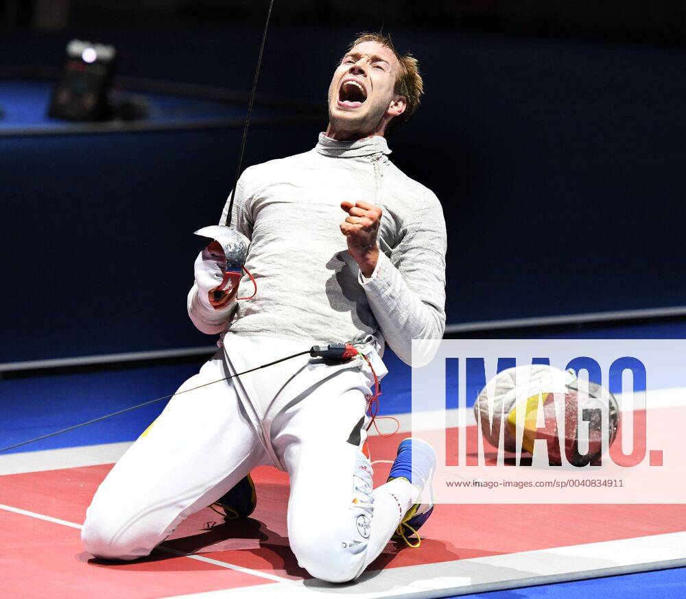 Fencing European Championships in Düsseldorf Mens Sabre 19 06 2019 Benedikt Wagner Deut HM
