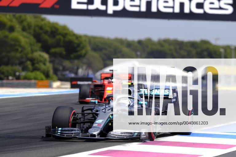 Le Castellet, Var, France - Mercedes Driver VALTTERI BOTTAS (FIN) in action during the second free practice session of the Formula one French Grand Prix at the Paul Ricard circuit at Le Castellet - France F1 2019: French Grand Prix : Practice two - ZUMAp119 20190621_zaf_p119_059