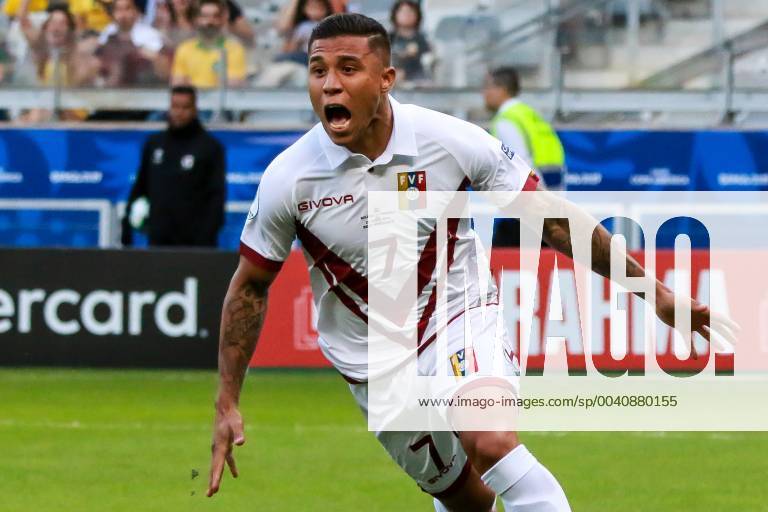 Bolivia vs Venezuela BELO HORIZONTE, MG - 22.06.2019: BOLIVIA VS VENEZUELA - Darwin Machis, scored the first goal of Venezuela during a match between Bolivia and Venezuela, valid for the group stage of the 2019 Copa America, held this Saturday (22) at the Mineirão Stadium in Belo Horizonte, MG. (Photo: Dudu Macedo Fotoarena) x1751254x DuduxMacedo