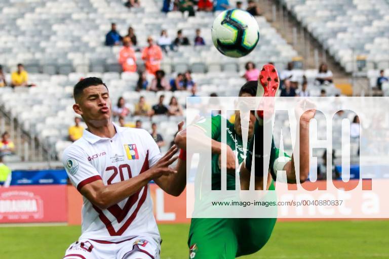 Bolivia vs Venezuela BELO HORIZONTE, MG - 22.06.2019: BOLIVIA VS VENEZUELA - Disputed between Marvin Bejarano of Bolivia and Ronald Hernandez of Venezuela during a match between Bolivia and Venezuela, valid for the group stage of the Copa América 2019, held this Saturday (22) at the Estádio Mineirão in Belo Horizonte, MG. (Photo: Dudu Macedo Fotoarena) x1751290x DuduxMacedo