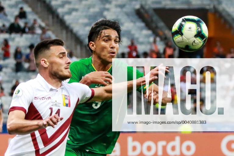 Bolivia vs Venezuela BELO HORIZONTE, MG - 22.06.2019: BOLIVIA VS VENEZUELA - Disputed between Luis Del Pino of Venezuela and Marcelo Martins Moreno of Bolivia during a match between Bolivia and Venezuela, valid for the group stage of the Copa America 2019, held this Saturday (22) at the Mineirão Stadium in Belo Horizonte, MG. (Photo: Dudu Macedo Fotoarena) x1751317x DuduxMacedo