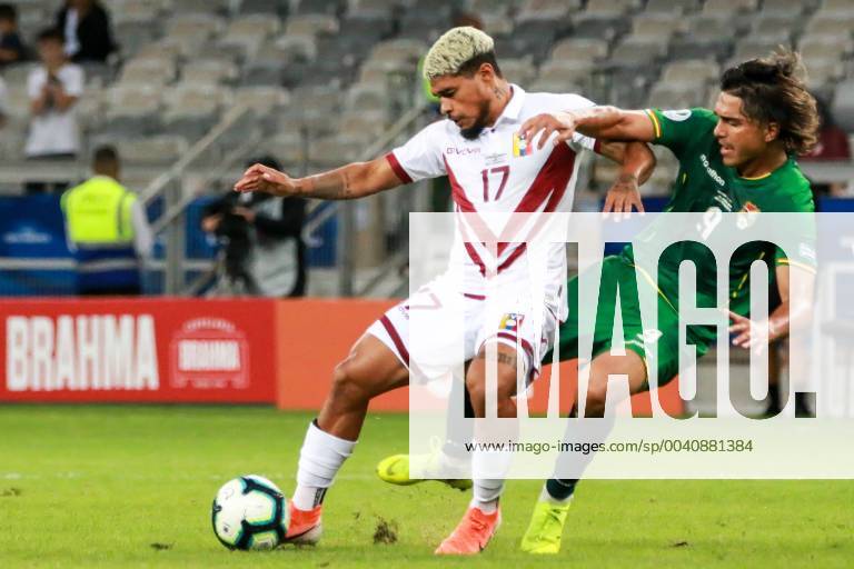 Bolivia vs Venezuela BELO HORIZONTE, MG - 22.06.2019: BOLIVIA VS VENEZUELA - Disputed between Josef Martinez of Venezuela and Marcelo Martins Moreno of Bolivia during a match between Bolivia and Venezuela, valid for the group stage of the 2019 Copa America, held this Saturday (22) at the Mineirão Stadium in Belo Horizonte, MG. (Photo: Dudu Macedo Fotoarena) x1751318x DuduxMacedo