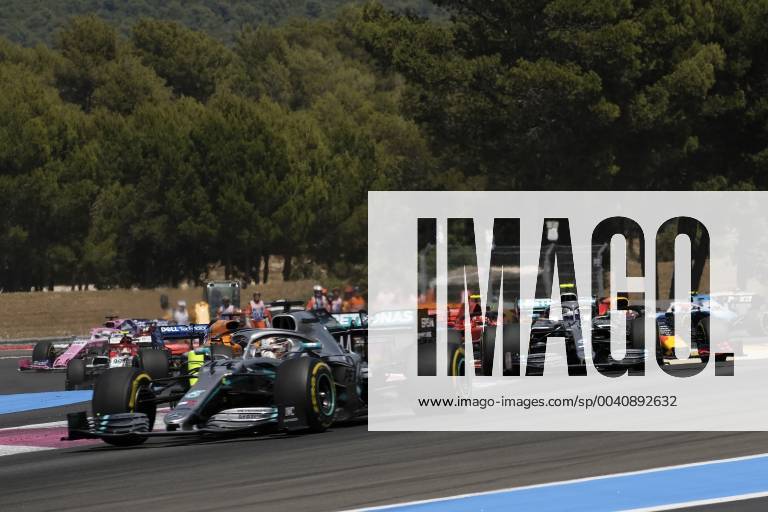 Le Castellet, Var, France - Mercedes Driver LEWIS HAMILTON (GBR) won the race of the Formula one French Grand Prix at the Paul Ricard circuit at Le Castellet - France..Lewis Hamilton won French Grand Prix F1 2019: French Grand Prix Lewis Hamilton won - ZUMAp119 20190623_zaf_p119_027