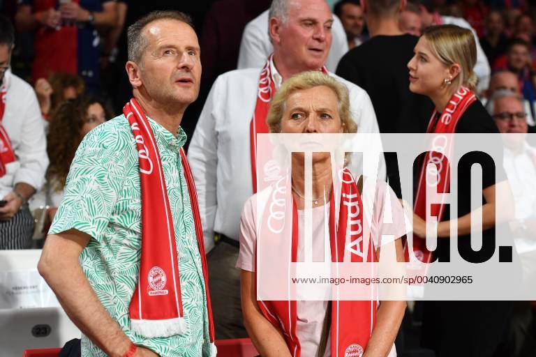 Herbert DIESS Chairman of the Board of Management of Volkswagen AG with wife Irene Basketball 1 Bundesliga,FINALE,Spiel 3 FC Bayern Muenchen Alba Berlin, am 23 06 2019 ,A U D I D D O M E