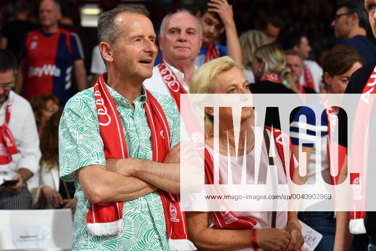 Herbert DIESS Chairman of the Board of Volkswagen AG with wife Irene Deutscher Meister,winner,winner,champion Basketball 1 Bundesliga,FINALE,match 3 FC Bayern Muenchen Alba Berlin 93 88, on 23 06 2019 ,A U D I D O M E