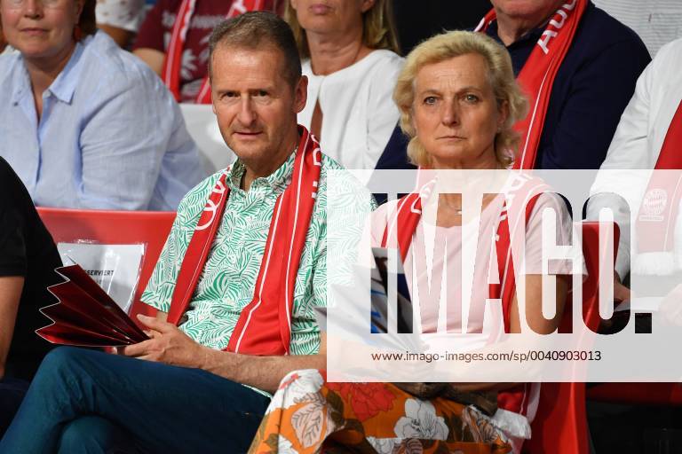 Herbert DIESS Chairman of the Board of Volkswagen AG with wife Irene Deutscher Meister,winner,winner,champion Basketball 1 Bundesliga,FINALE,match 3 FC Bayern Muenchen Alba Berlin 93 88, on 23 06 2019 ,A U D I D O M E