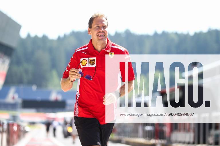 FORMULA 1 - GP of Austria 2019 SPIELBERG,AUSTRIA,27.JUN.19 - MOTORSPORTS, FORMULA 1 - Grand Prix of Austria, Red Bull Ring, preview. Image shows Sebastian Vettel (GER Ferrari). GEPAxpictures xDanielxGoetzhaber