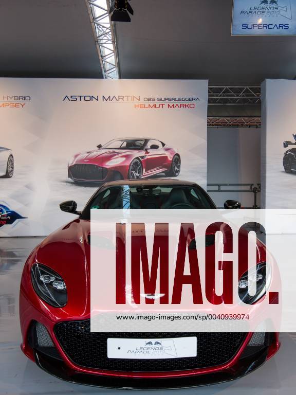 FORMULA 1 - GP of Austria 2019 SPIELBERG,AUSTRIA,27.JUN.19 - MOTORSPORTS, FORMULA 1 - Grand Prix of Austria, Red Bull Ring, preview. Image shows Aston Martin DBS Superleggera. GEPAxpictures Klansek
