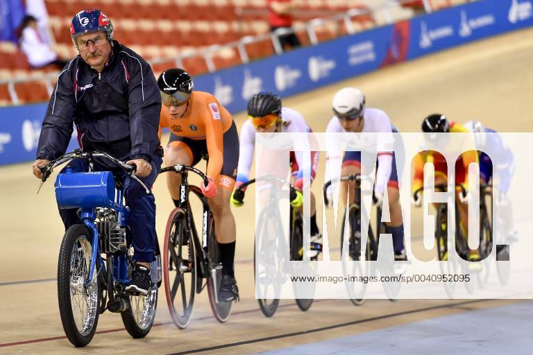 Illustration picture shows the first round of the women s keirin Track cycling, Rad, Radsport, Bahnrad, Bahn event at the Europaspiele in Minsk, Belarus, Friday 28 June 2019. The second edition of the European Games takes place from 21 to 30 June in Minsk, Belarus. Belgium will present 51 athletes from 11 sports. DIRKxWAEM x92051345stx