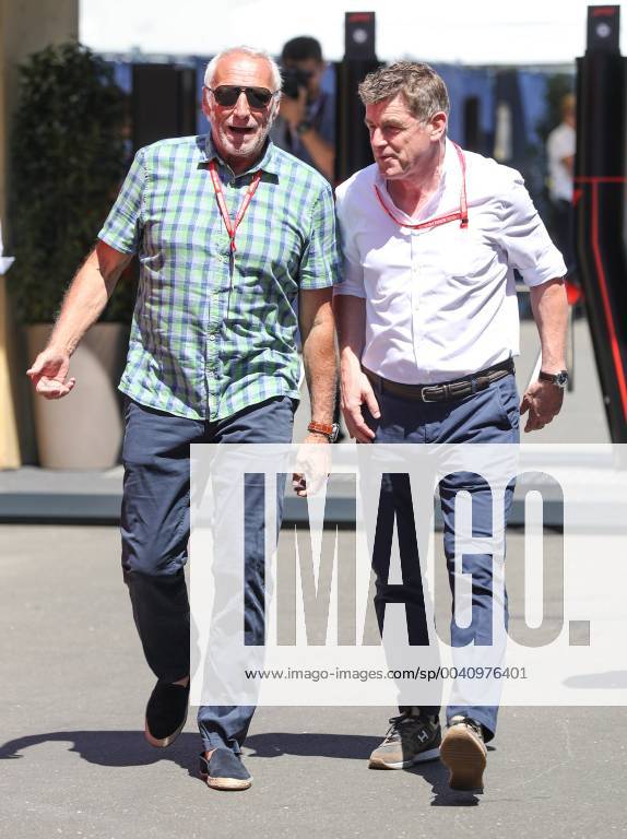 FORMULA 1 - GP of Austria 2019 SPIELBERG,AUSTRIA,30.JUN.19 - MOTORSPORTS, FORMULA 1 - Grand Prix of Austria, Red Bull Ring. Image shows Didi Mateschitz and Thomas Ueberall. GEPAxpictures xHaraldxSteiner
