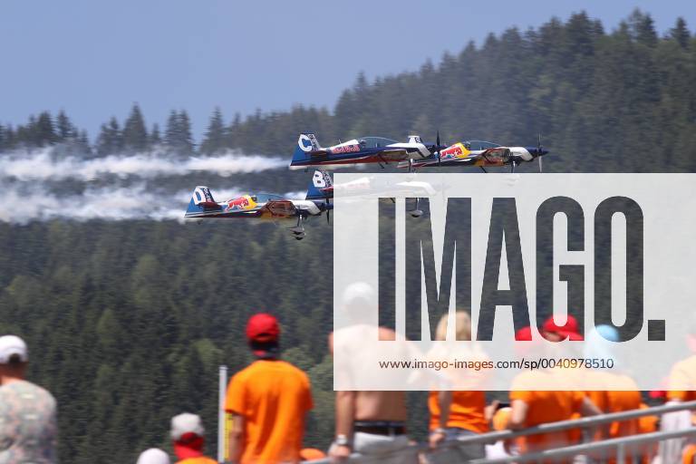 FORMULA 1 - GP of Austria 2019 SPIELBERG,AUSTRIA,30.JUN.19 - MOTORSPORTS, FORMULA 1 - Grand Prix of Austria, Red Bull Ring. Image shows the Flying Bulls Air show. GEPAxpictures xAndreasxPranter