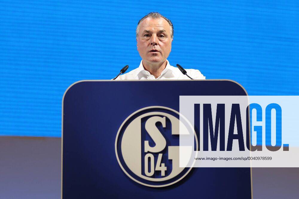 Football, Season 2019 2020, Bundesliga, General Meeting of FC Schalke 04, Chairman of the Supervisory Board Clemens Tönnies FC Schalke 04 Gelsenkirchen Veltins Arena NRW Germany xRHR FOTO TRx