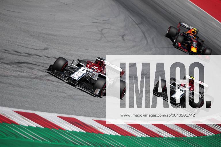 Photo4 LaPresse 30 06 2019 Spielberg, Austria Grand Prix Formula One Austria 2019 In the pic: Kimi Raikkonen (FIN) Alfa Romeo Racing C38, Antonio Giovinazzi (ITA) Alfa Romeo Racing C38, Pierre Gasly (FRA) Red Bull Racing RB15