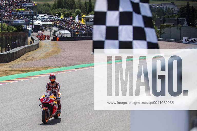 IPP20190707 Motorsports: MotoGP World Championship, WM, Weltmeisterschaft GP of Germany, Marc Marquez Vince il GP (Verwendung nur in Deutschland - GERMANY ONLY) *** IPP20190707 Motorsports MotoGP World Championship, GP of Germany, Marc Marquez Vince il GP Use only in Germany GERMANY ONLY