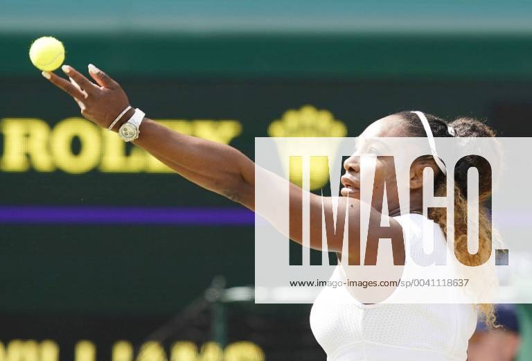Tennis: Wimbledon championships Serena Williams of the United States in action against Barbora Strycova of the Czech Republic in the Wimbledon semifinals on July 11, 2019.
