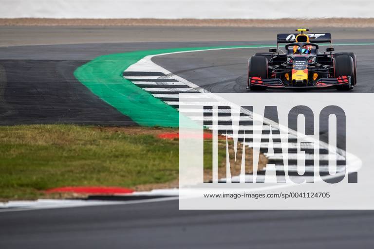 12th June 2019, Silverstone, Northampton, England; F1 Grand Prix of Great Britain, Practice sessions; Pierre Gasly driving his Aston Martin Red Bull Racing RB15 was fastest in first practice ActionPlus12153052 TimxWilliams