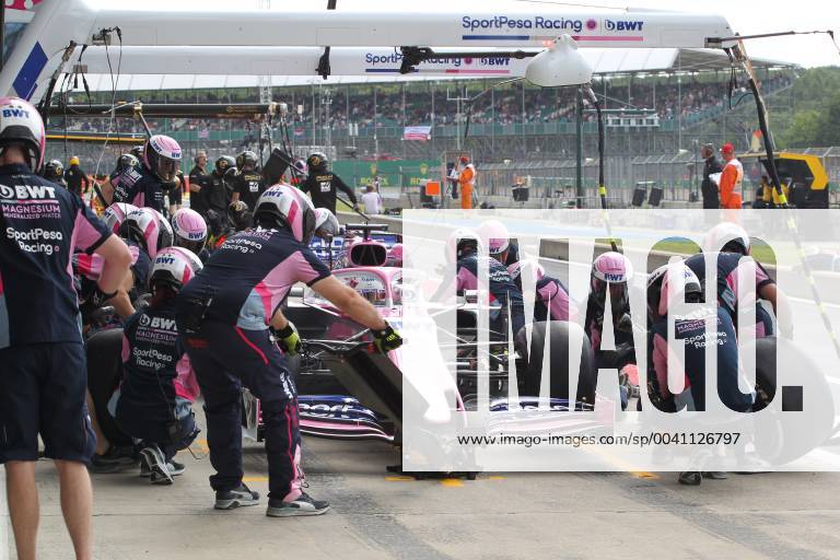 Photo4 LaPresse 12 07 2019 Silverstone, England Grand Prix Formula One England 2019 In the pic: free practice 2, Sergio Perez (MEX) Racing Point F1 RP19