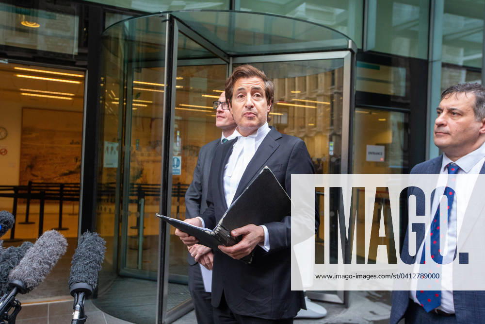 Prince HarryÃ¢â‚¬â ¢s lawyer DAVID SHERBORNE I seen reading the PrinceÃ¢â‚¬â ¢s statement outside Rolls Building after the royal givenÃ¢â‚¬â ¢ substantial damages in Mirror hacking case by High Court in London. London United Kingdom - ZUMAs262 20240209_zip_s262_038