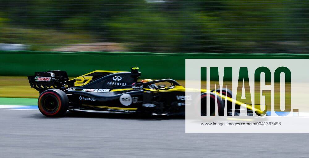 Motorsport FIA Formula 1, Mercedes Benz Grand Prix of Germany 2019 3 Free Practice v l Nico Hülkenberg Renault F1 Team 27 GER Hockenheim