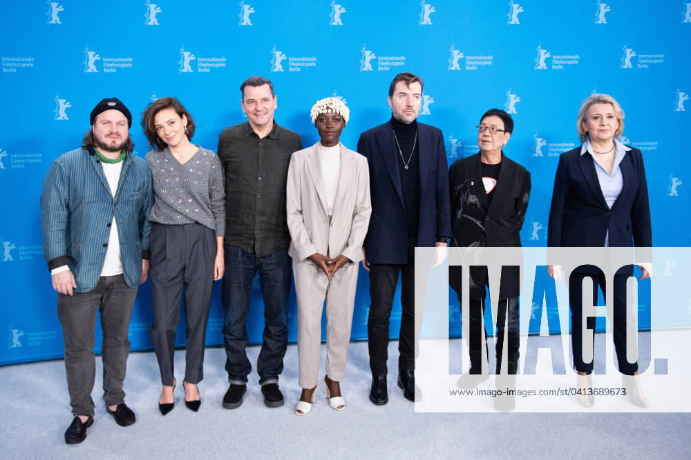 Berlinale - Jury Photocall Brady Corbet (l-r), member of the International Jury of the Berlinale 2024, Jasmine Trinca, member of the International Jury of the Berlinale 2024, Christian Petzold, member of the International Jury of the Berlinale 2024, Lupita Nyong o, President of the International Jury of the Berlinale 2024, Albert Serra, member of the International Jury of the Berlinale 2024, Ann Hui, member of the International Jury of the Berlinale 2024, and Oksana Zabuzhko, member of the International Jury of the Berlinale 2024, stand at the photocall of the International Jury of the Berlinale 2024 on February 15, 2024 in Berlin, Germany. Photo by Aurore Marechal ABACAPRESS.COM Berlin Germany