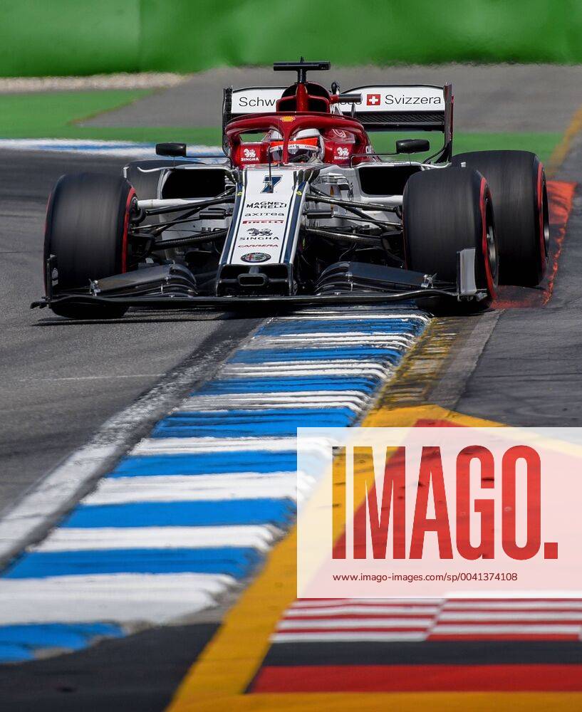 Motorsport FIA Formula 1, Mercedes Benz Grand Prix of Germany 2019 3 Free Practice v l Kimi Raikkonen Alfa Romeo Racing 7 FIN Hockenheim