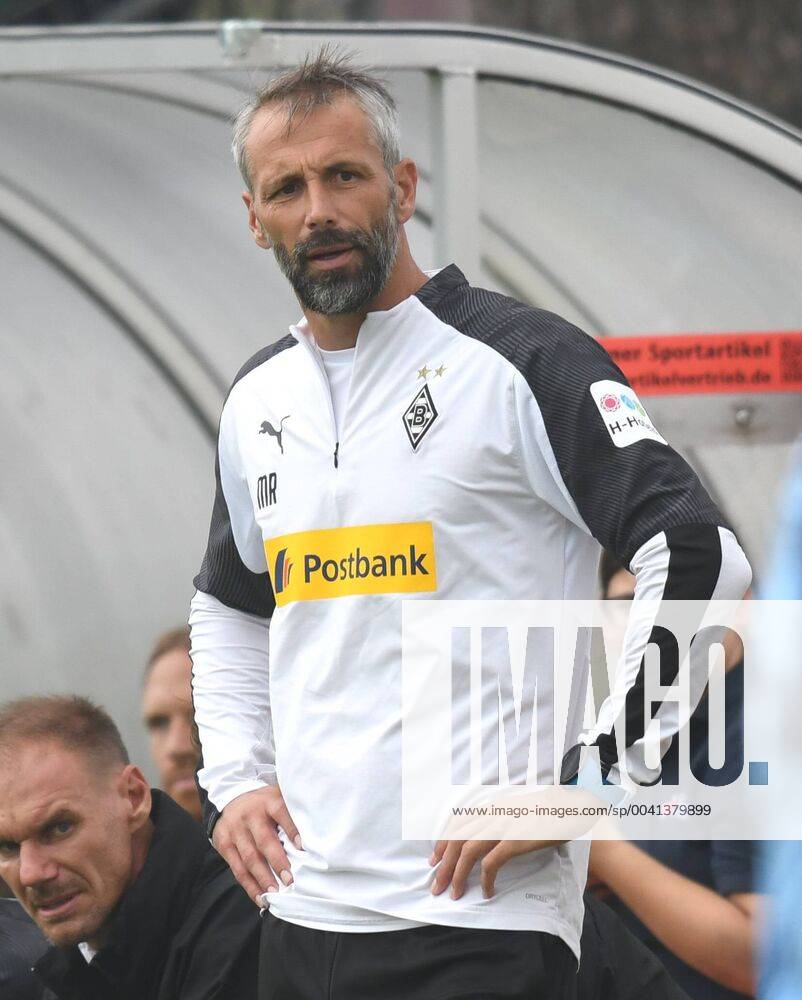 Test match Borussia Mönchengladbach SCO Angers France 27 07 2019 Trainer Marco Rose BMG DFL REGULATIONS PROHIBIT ANY USE OF PHOTOGRAPHS AS IMAGE SEQUENCES AND OR QUASI VIDEO HM