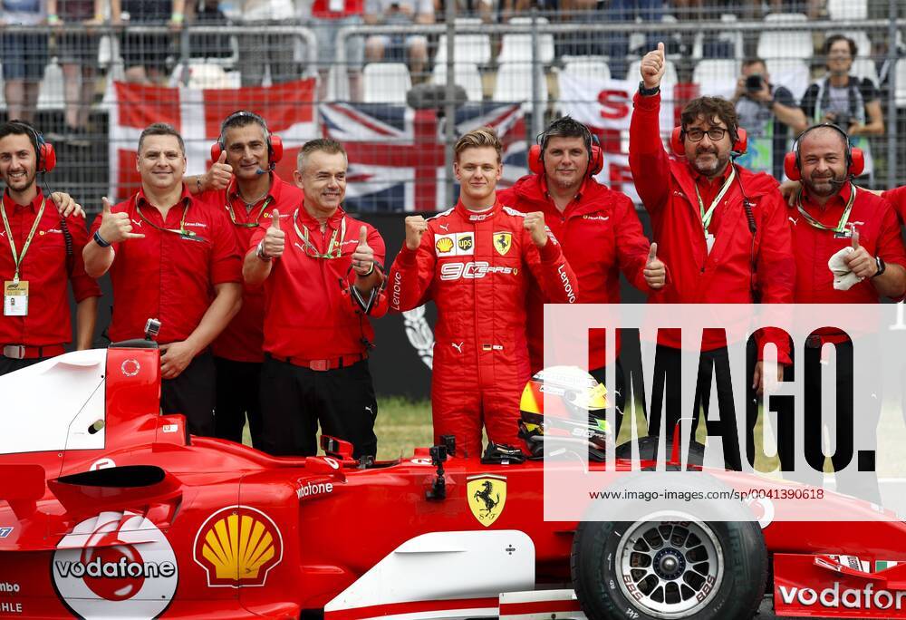KW30 Motorsports: FIA Formula One World Championship, WM, Weltmeisterschaft 2019, Grand Prix of Germany, Mick Schumacher (GER) with the Ferrari F2004 of his father Michael Schumacher Hockenheim Germany